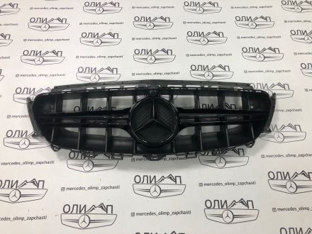 Решетка радиатора на Mercedes W213 W238  AMG 6.3 черная